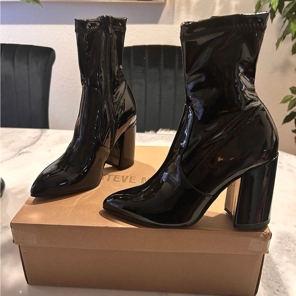 Leather boots